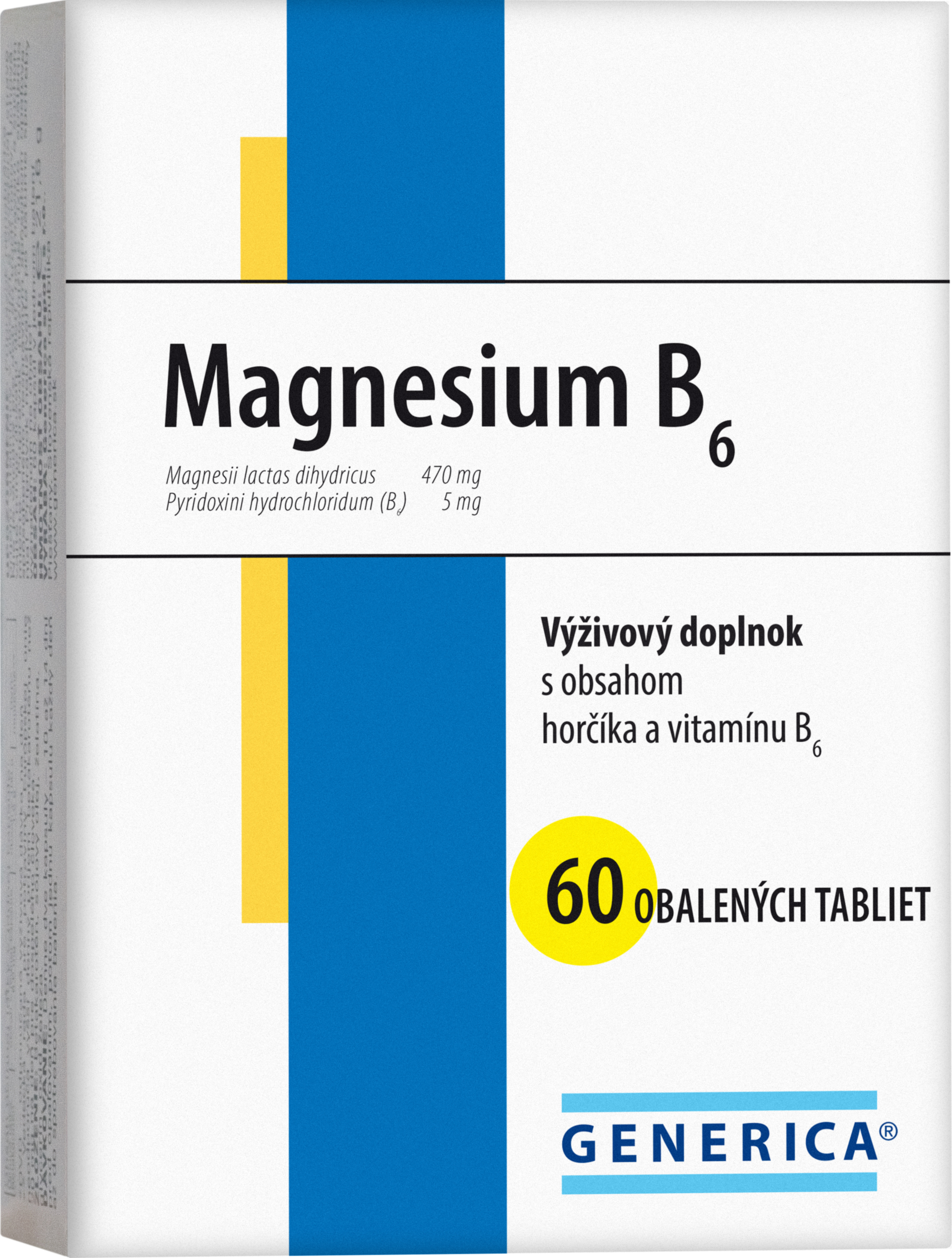 Magnesium B6, tbl. 60 | GENERICA